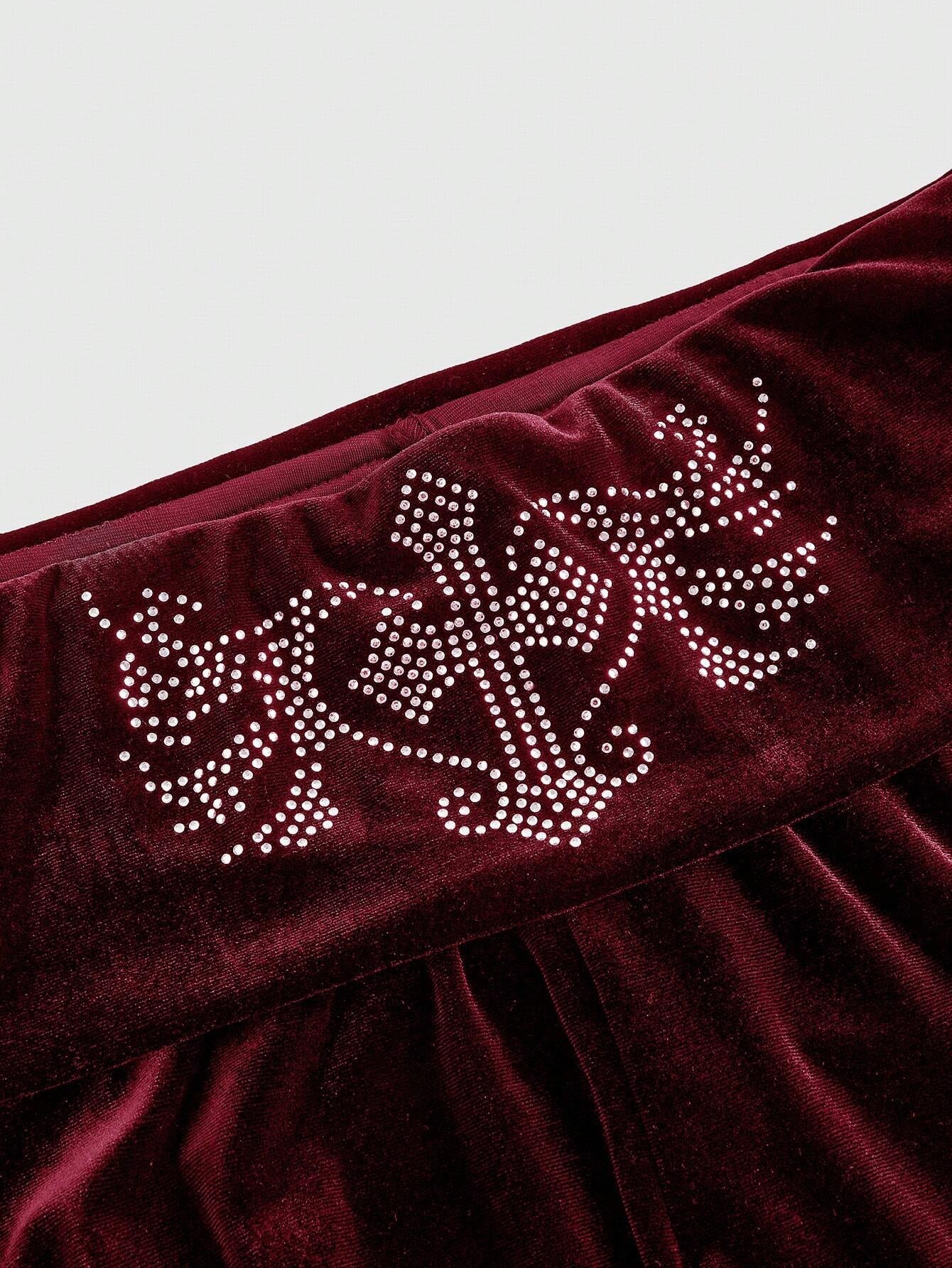 Velvet Tracksuit  2Pcs Set