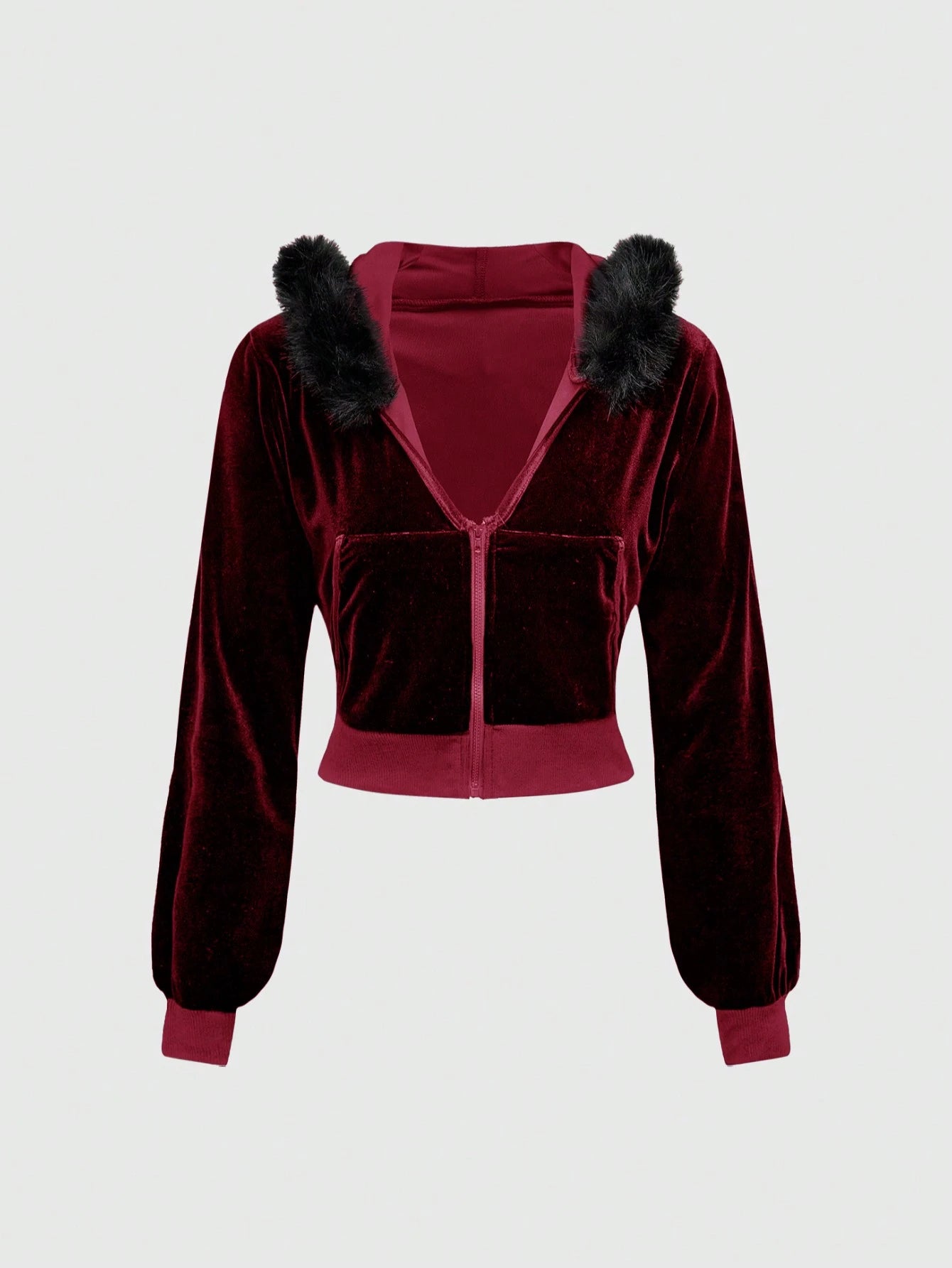 Velvet Tracksuit  2Pcs Set